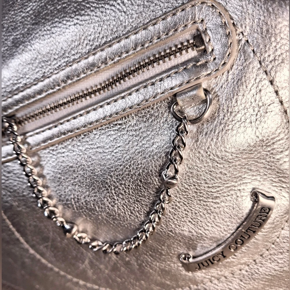 Juicy Couture Y2K Silver Hobo Bag